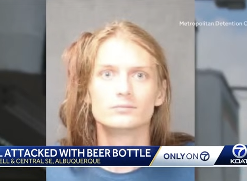 Nichalas San Souci mugshot for beer bottle attack